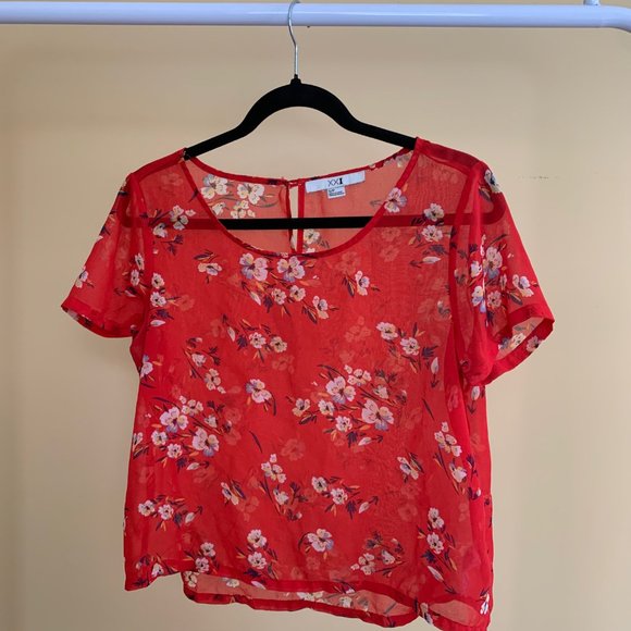 Forever 21 Short Sleeved Blouse - Picture 1 of 3